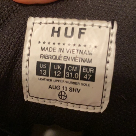 USED HUF x WU TANG 20th anniversary SIZE 13 main image 6